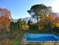 Doppelhaushälfte mit Schwimmbad im Grünen in Lugano-Sorengo