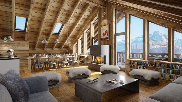 Splendid chalet overlooking the village of Champéry
